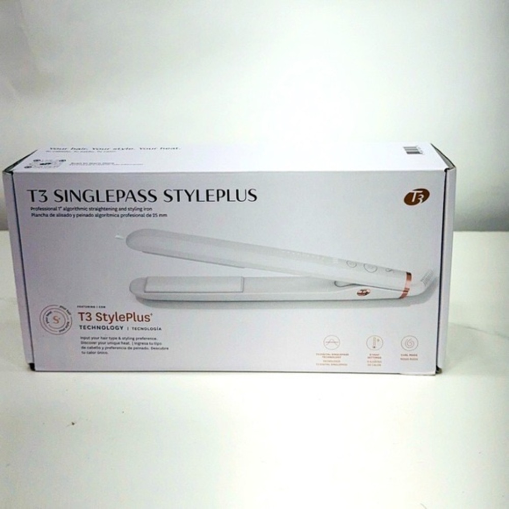 New T3 Singlepass Ceramic 1” Straightening and Styling Iron